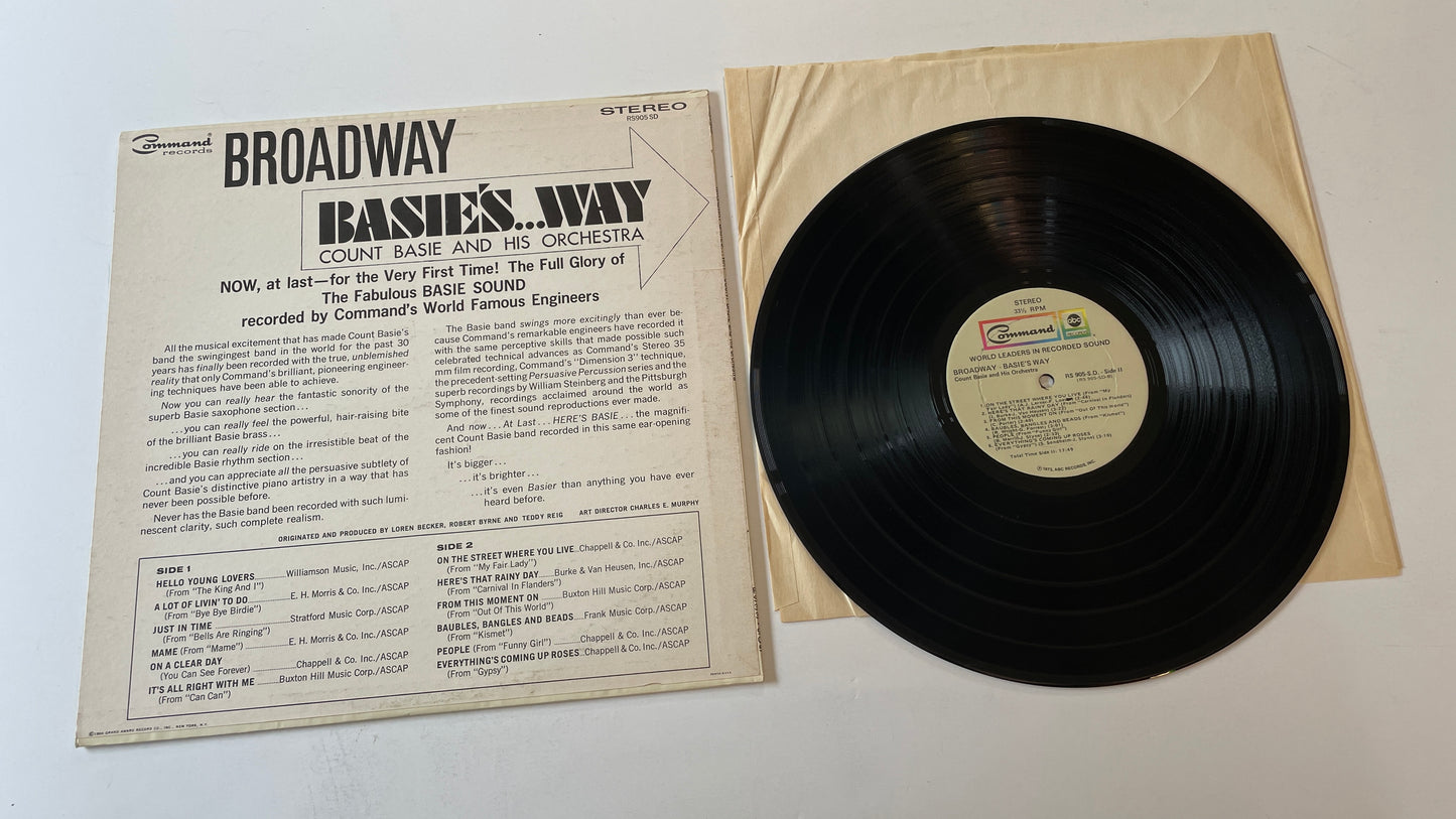 Count Basie Orchestra Broadway Basie's...Way Used Vinyl LP G+\VG+