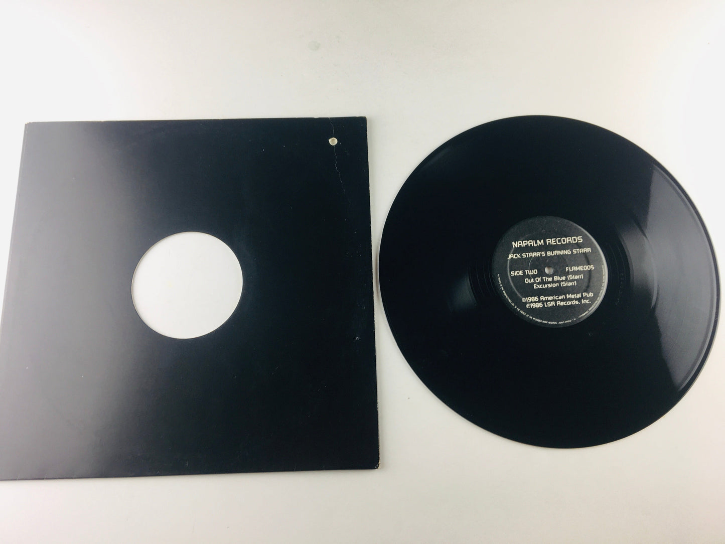 Burning Starr Fire And Rain 12" Used Vinyl Single VG+\VG Black