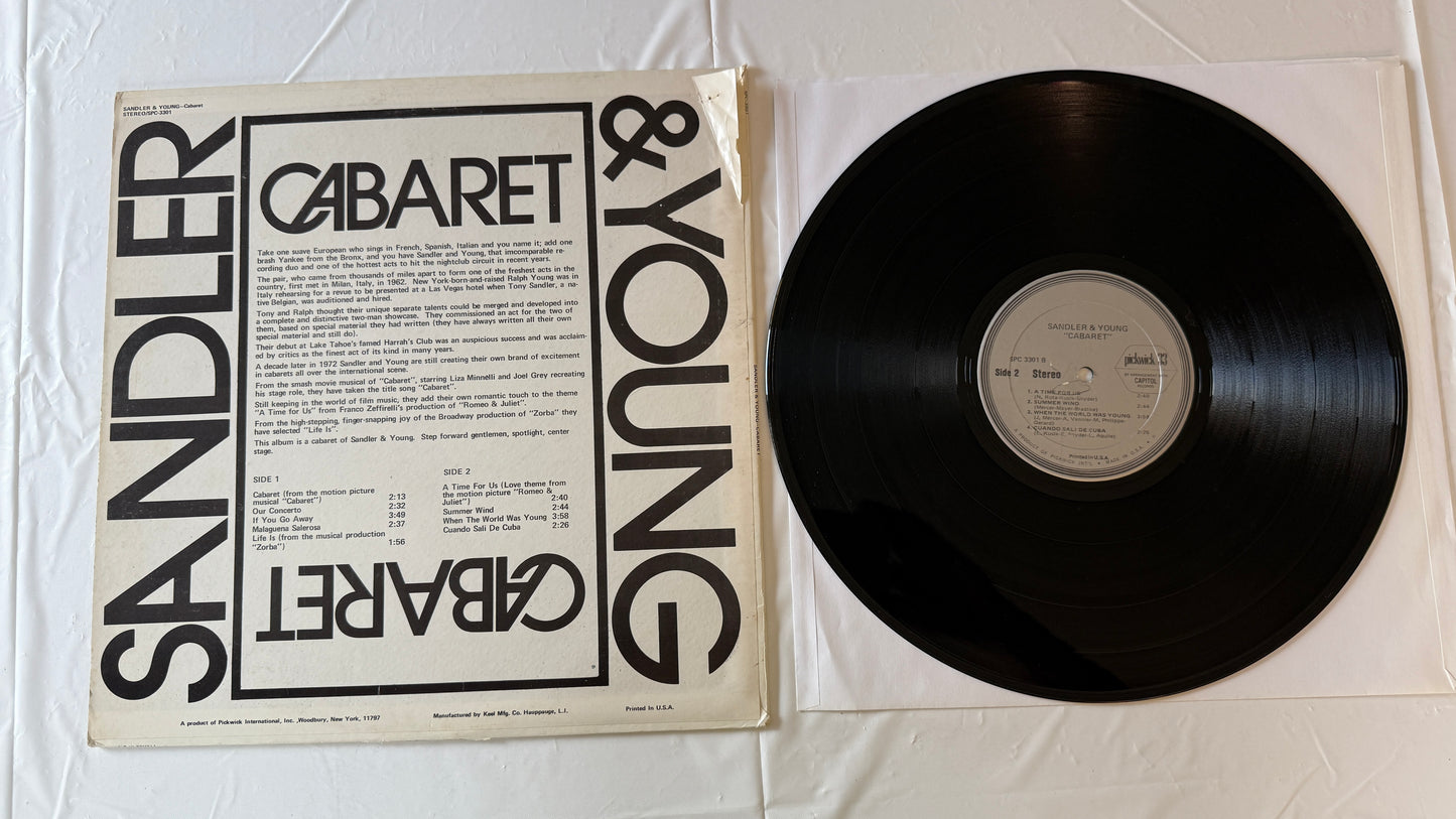 Sandler & Young Cabaret Used Vinyl LP VG+\VG+