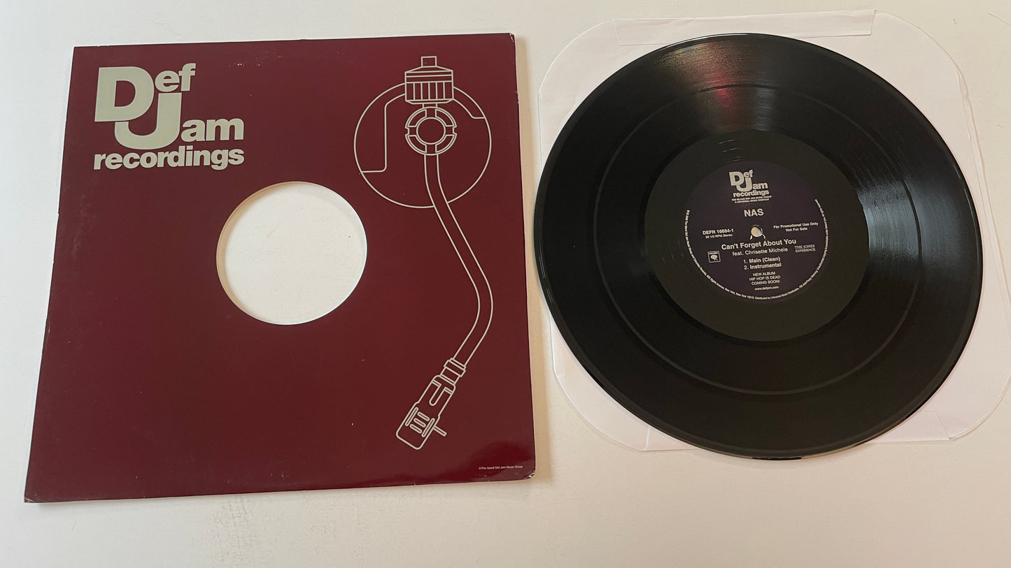 Nas Can't Forget About You 12" Used Vinyl Single VG+\VG+