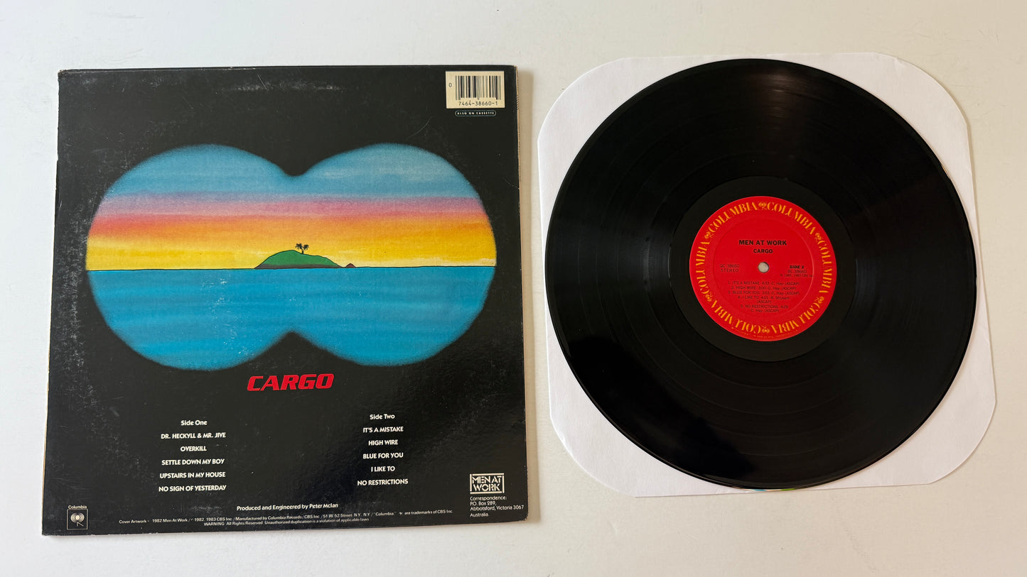 Men At Work Cargo Used Vinyl LP VG+\VG