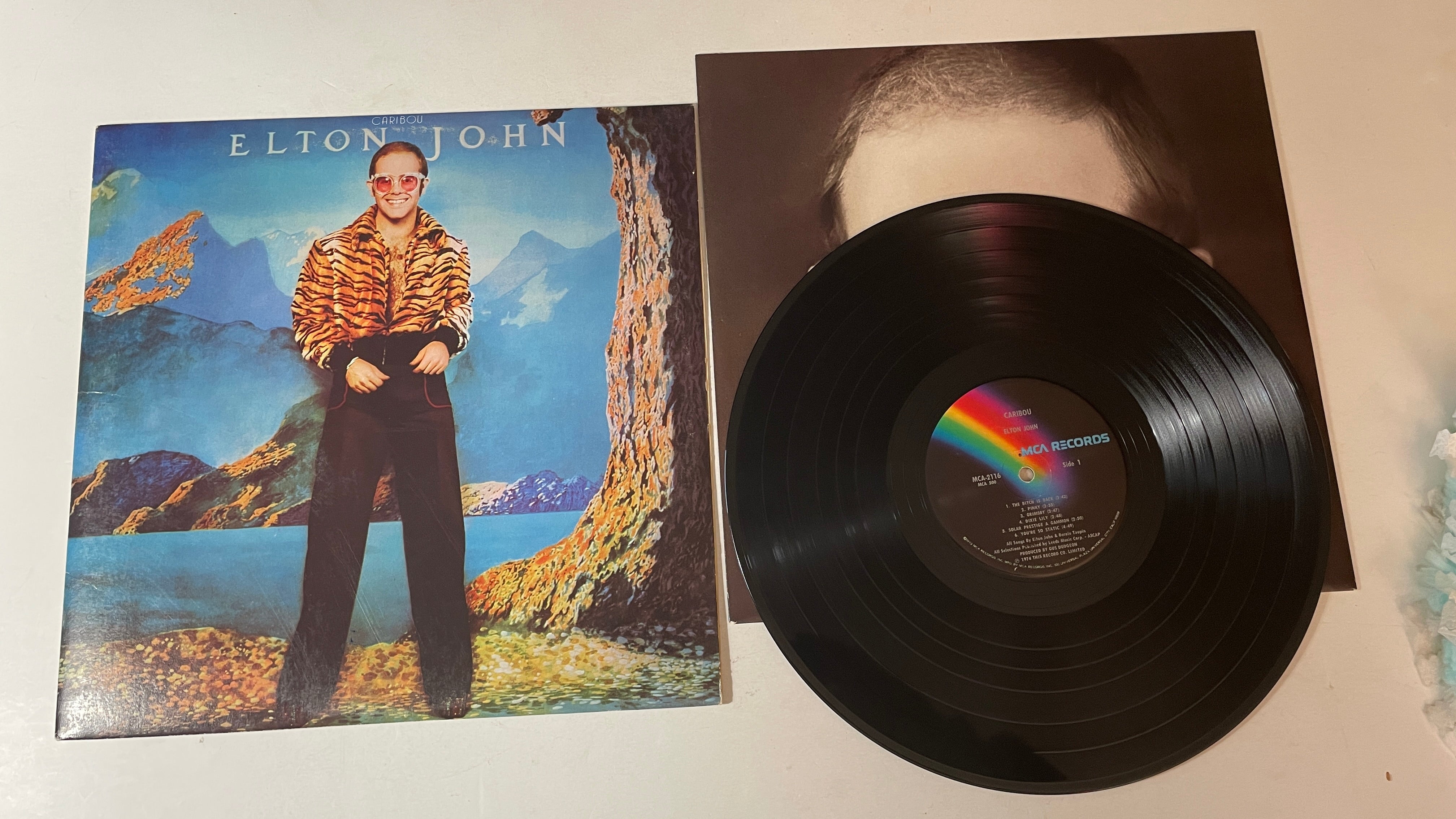 Lot deals Of 2 Elton John Vinyl Records!!! VG++.