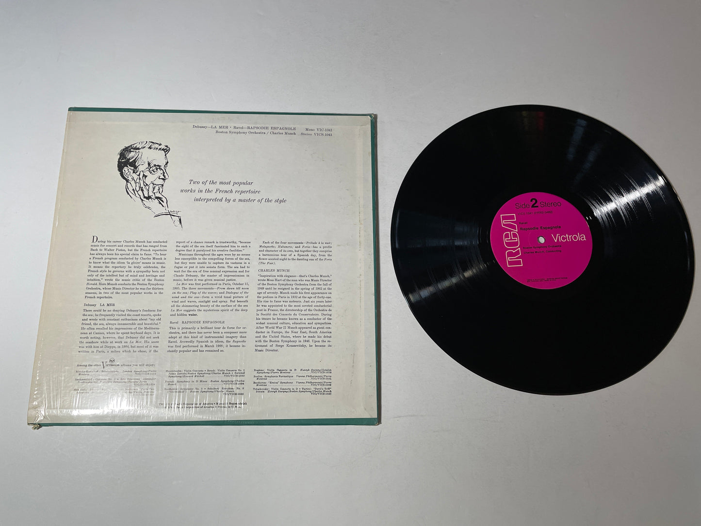Charles Munch La Mer / Rapsodie Espagnole Used Vinyl LP VG+\VG+ Black