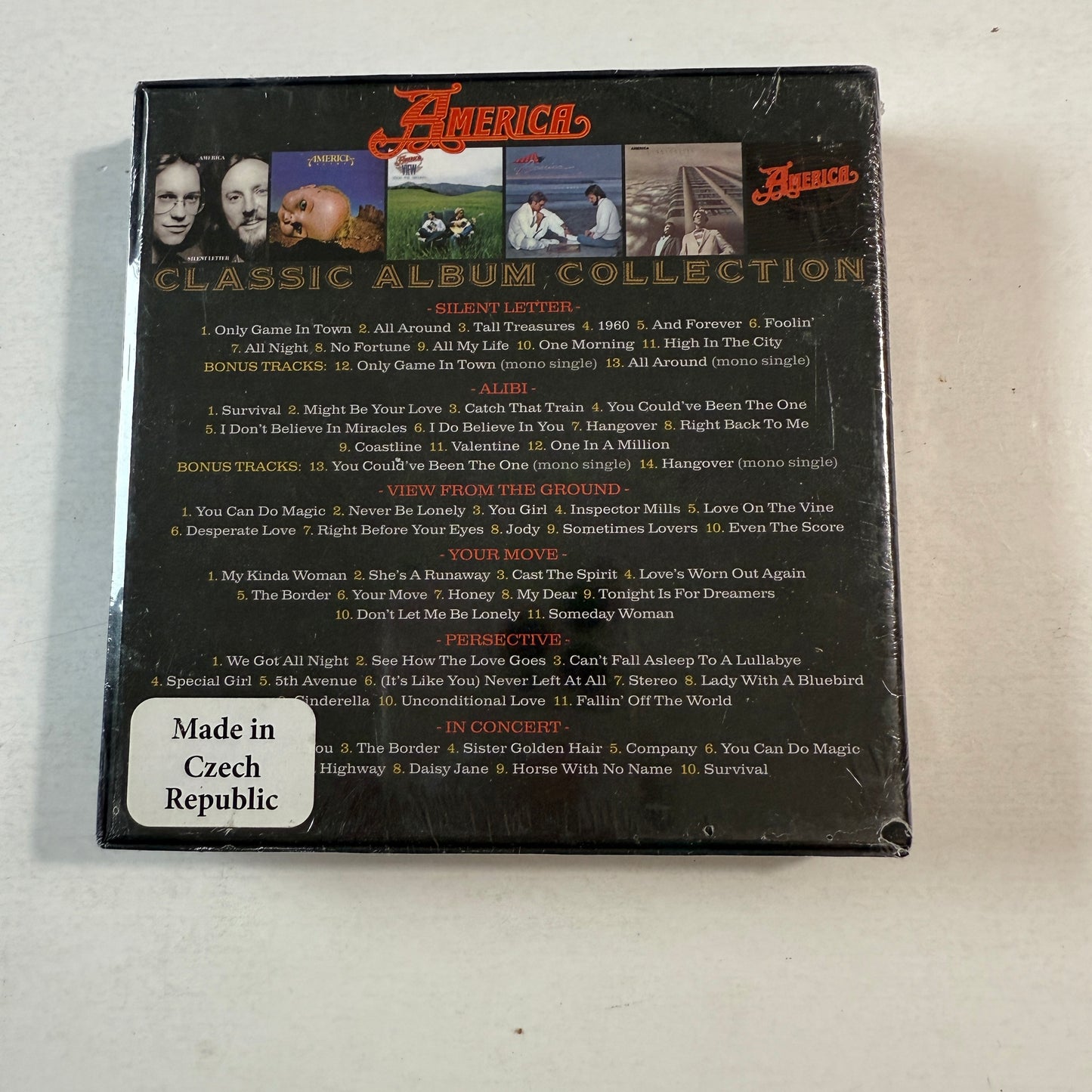 America Classic Album Collection New Sealed CD M\M