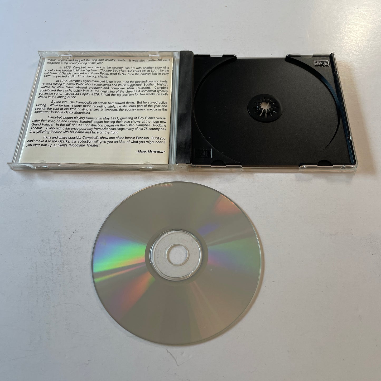 Glen Campbell Classics Collection Used CD VG+\VG+