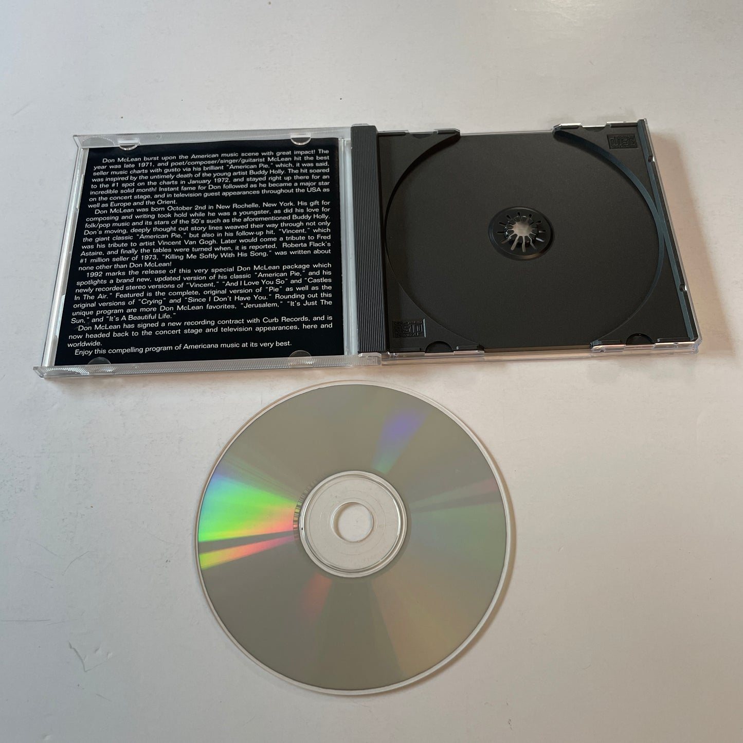 Don McLean Classics Used CD VG+\VG+