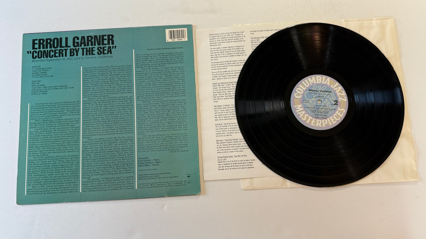 Erroll Garner Concert By The Sea Used Vinyl LP VG+\VG+