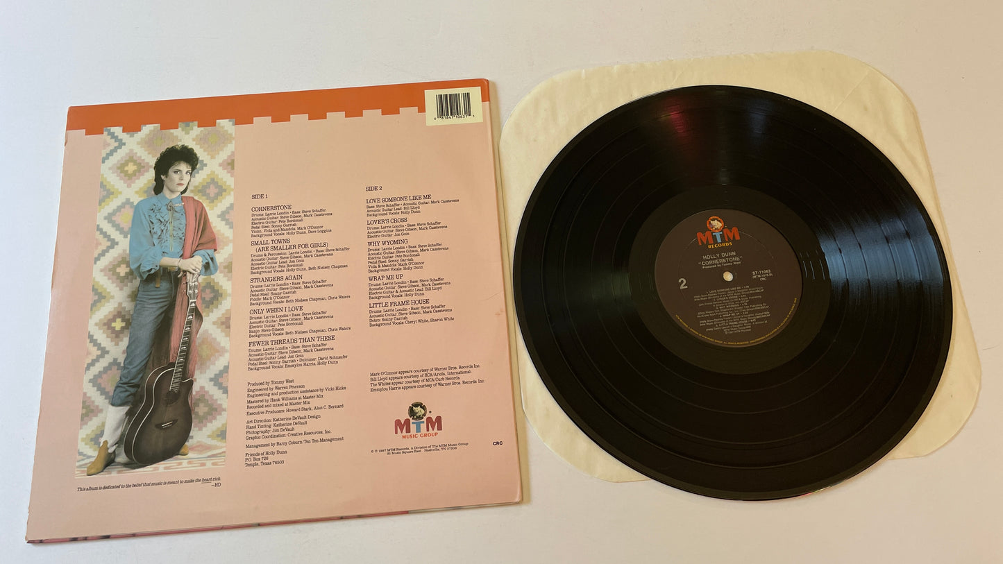 Holly Dunn Cornerstone Used Vinyl LP VG+\VG+