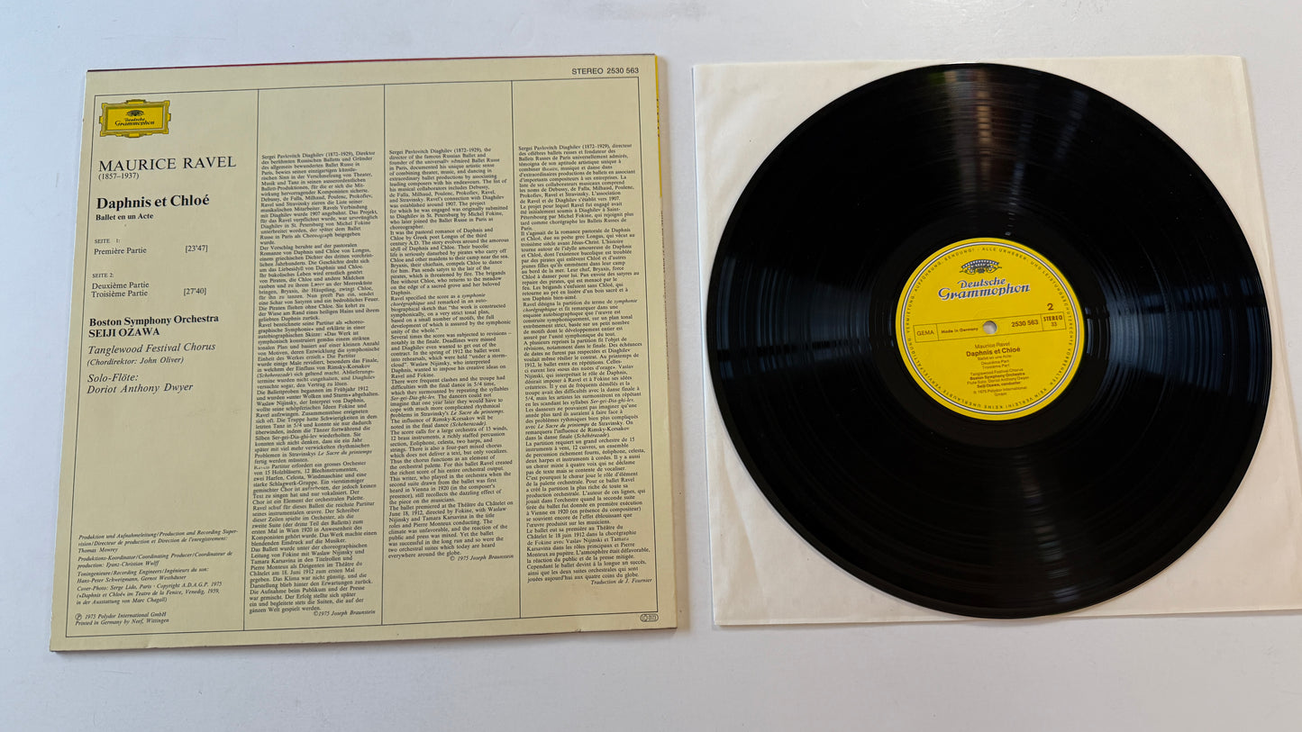 Maurice Ravel Daphnis et Chloé Used Vinyl LP VG+\VG+