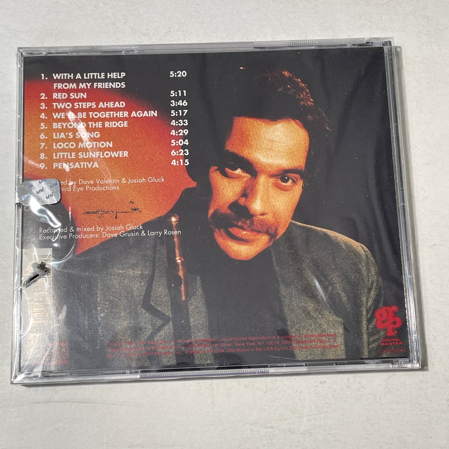 Dave Valentin Red Sun Used CD M\VG+ Silver
