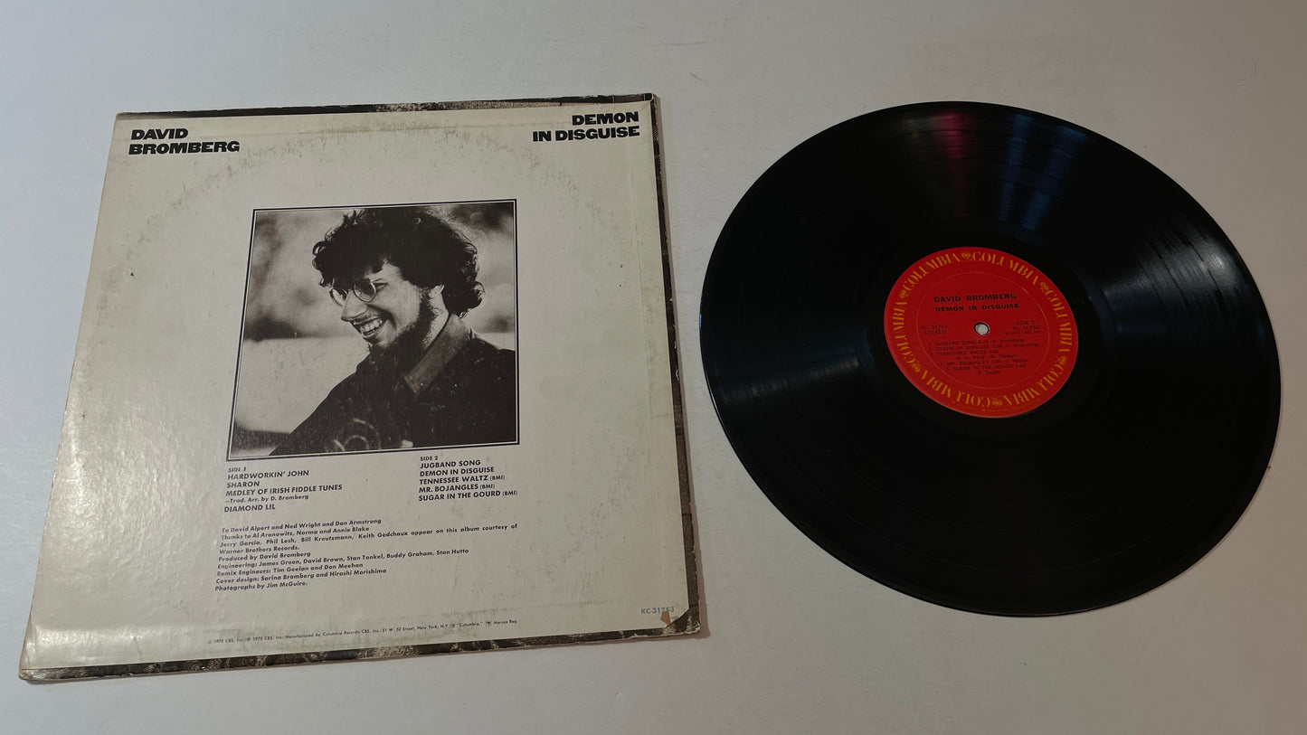 David Bromberg Demon In Disguise Used Vinyl LP VG+\G+