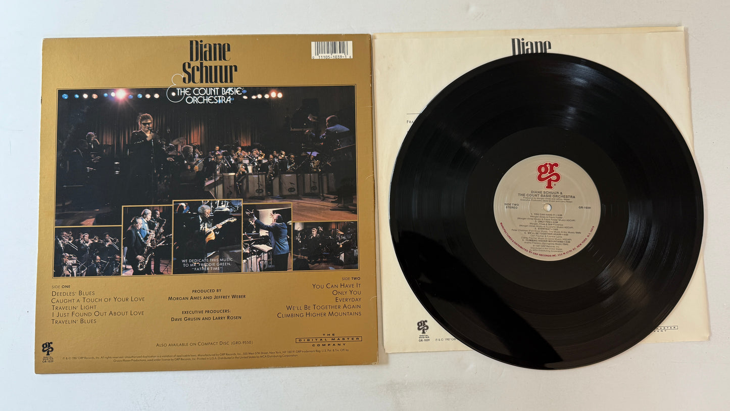 Diane Schuur Diane Schuur And The Count Basie Orchestra Used Vinyl LP VG+\VG+