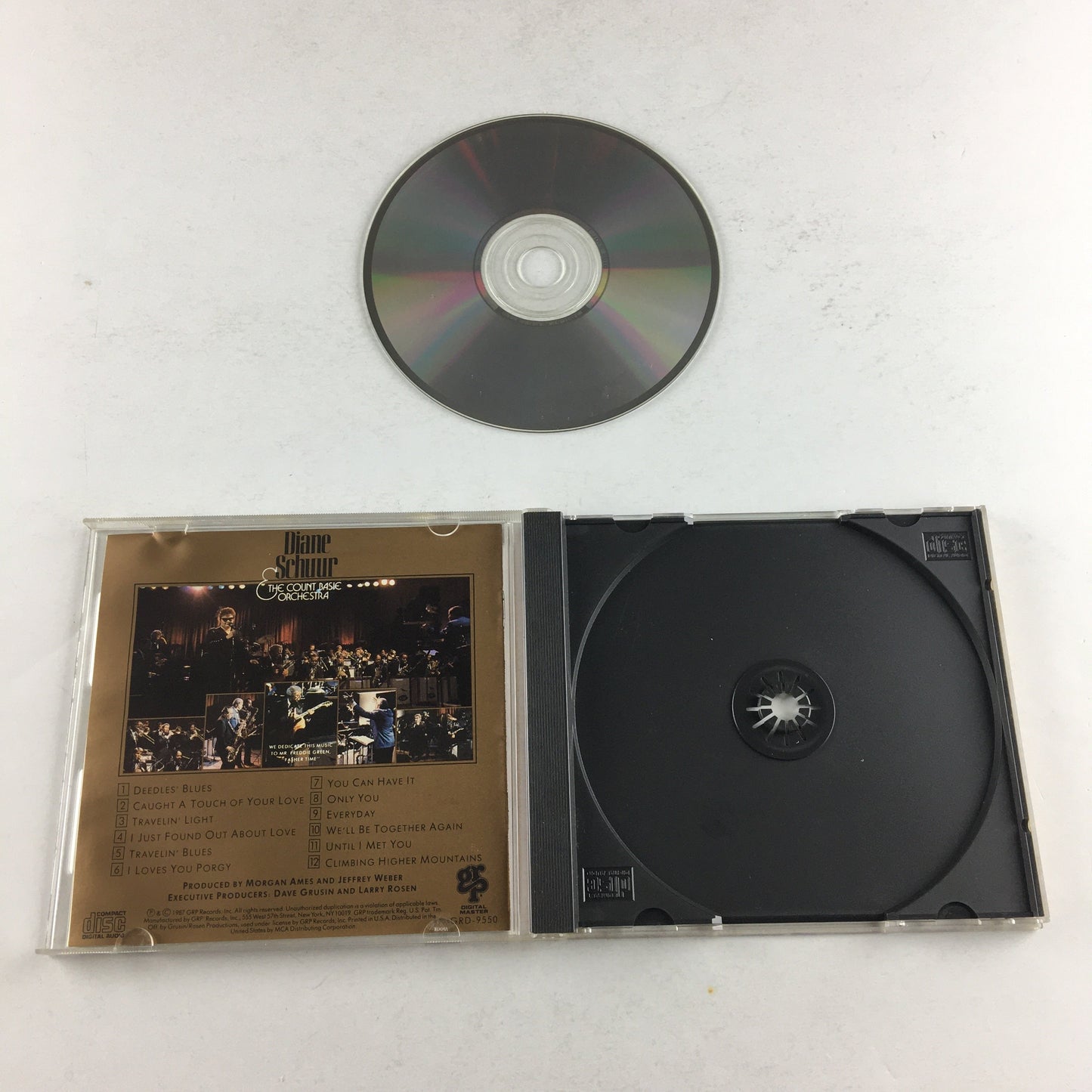 Diane Schuur & Count Basie Orchestra Diane Schuur And The Count Basie Orchestra Used CD VG+\VG+ Silver