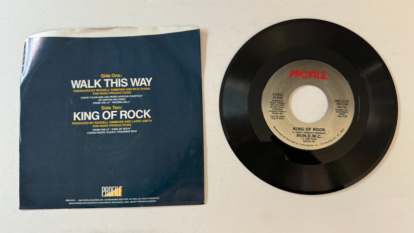 Run-DMC DMC Used 45 RPM 7" Vinyl VG+\