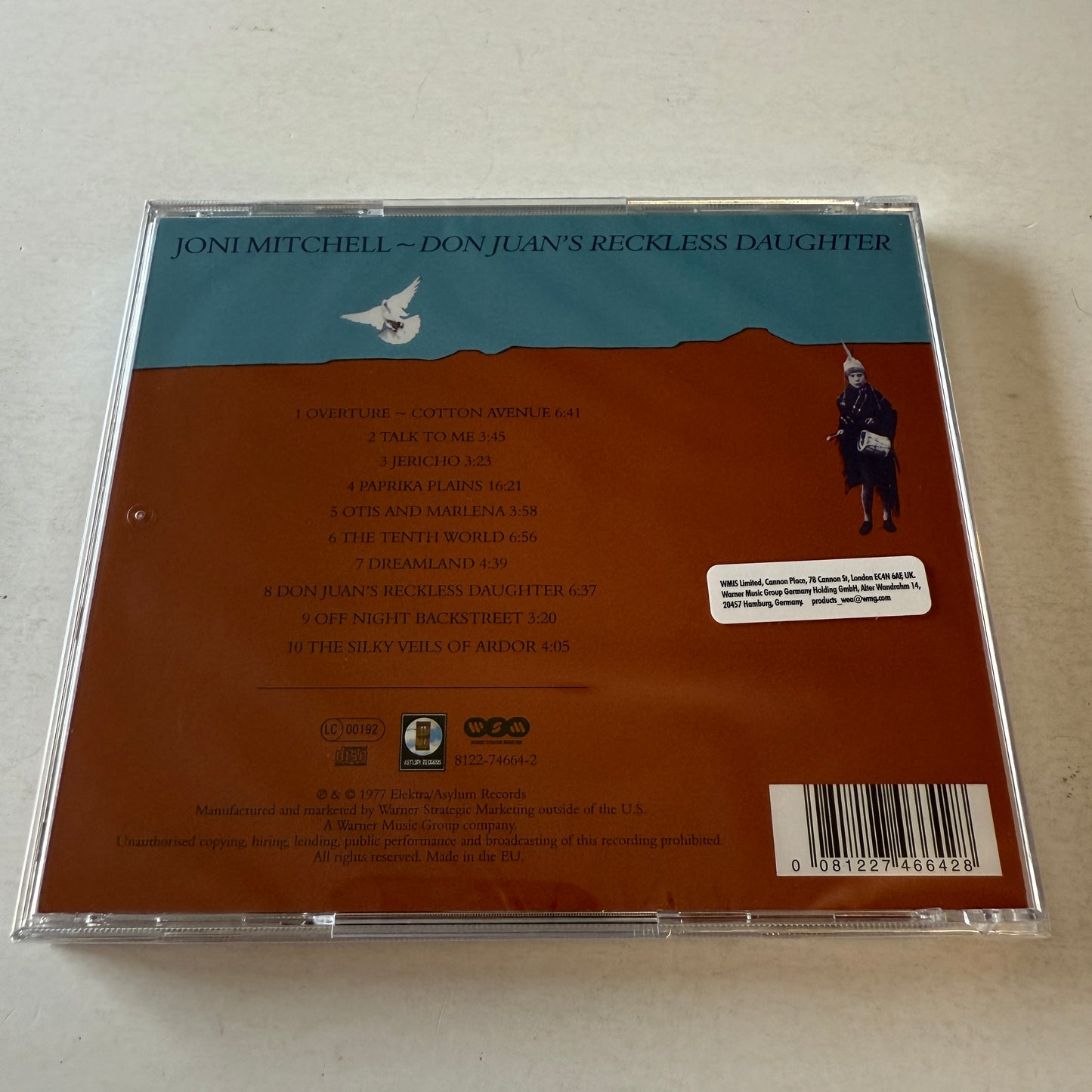 Joni Mitchell Don Juan's Reckless Daughter New Sealed CD M\M