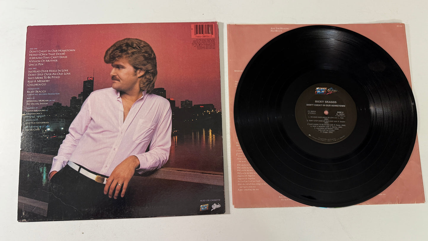 Ricky Skaggs Don't Cheat In Our Hometown Used Vinyl LP VG+\VG