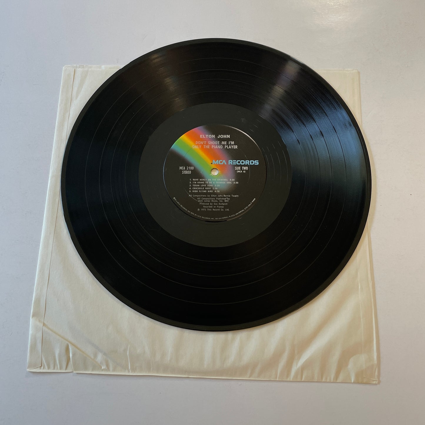 Elton John Don't Shoot Me I'm Only The Piano Player Used Vinyl LP VG+\VG+