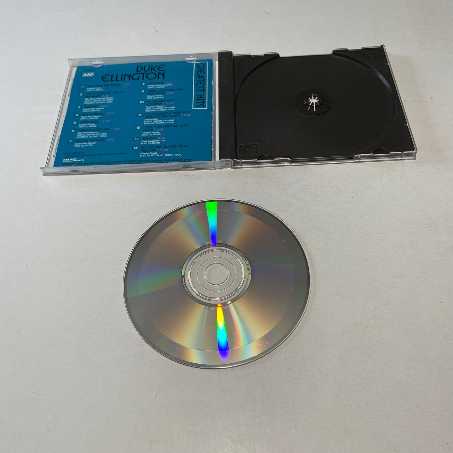 Duke Ellington Greatest Hits Used CD VG+\VG+ Silver