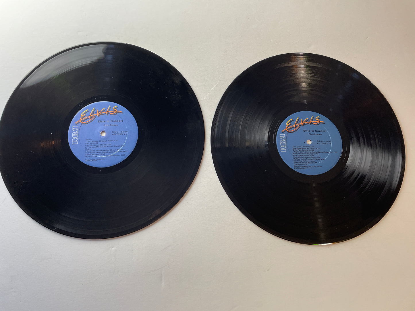 Elvis Presley Elvis In Concert Used Vinyl 2LP VG+\VG