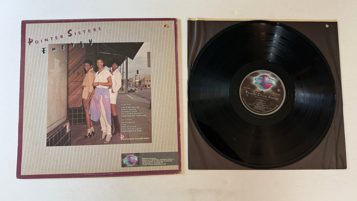 Pointer Sisters Energy Used Vinyl LP VG+\VG
