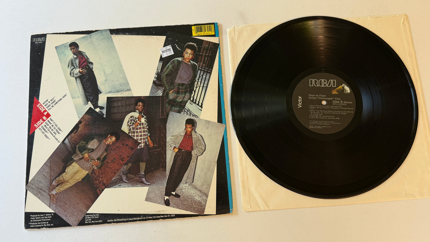 Evelyn King Face To Face Used Vinyl LP VG+\VG+