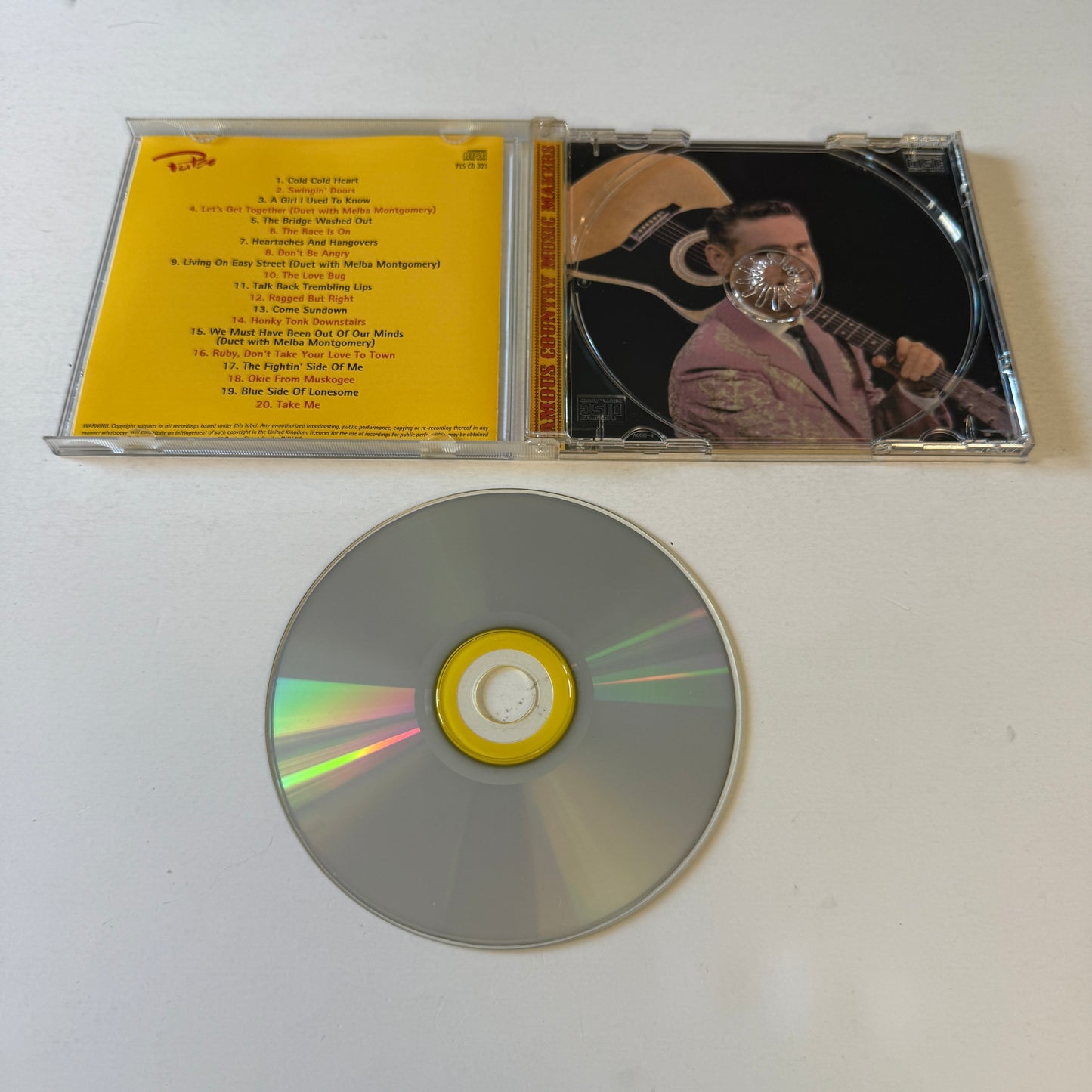 George Jones Famous Country Music Makers Used CD VG+\VG