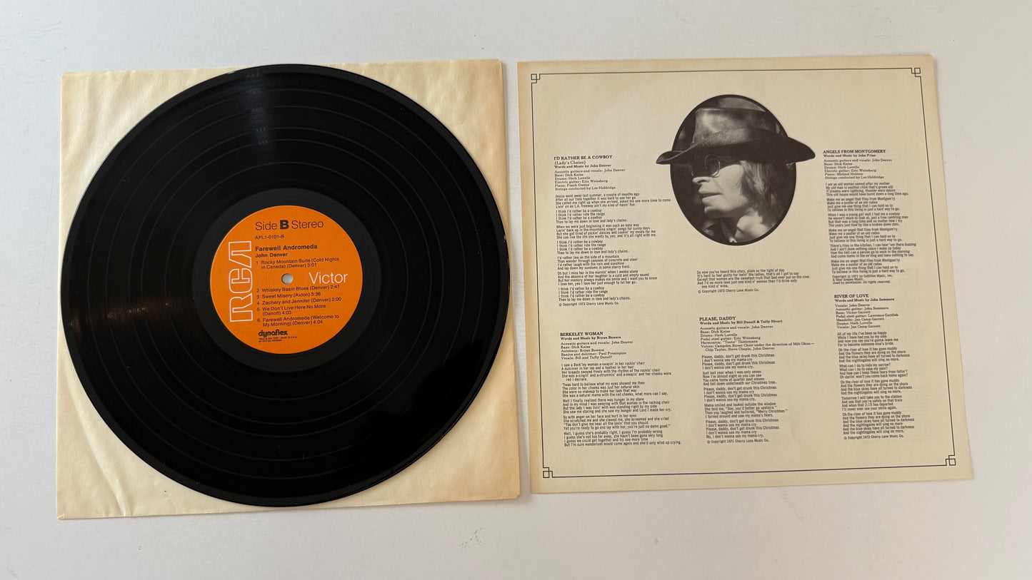 John Denver Farewell Andromeda Used Vinyl LP VG+\VG+