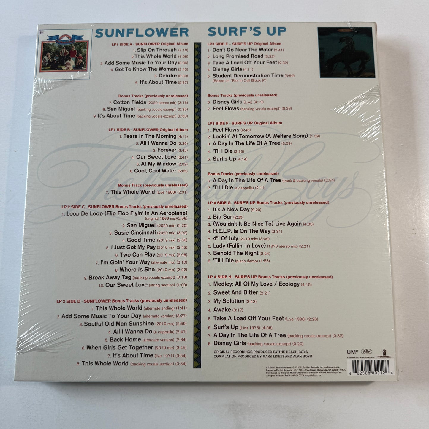 The Beach Boys Feel Flows (The Sunflower & Surf's Up Sessions 1969-1971) New Vinyl Box Set M\M