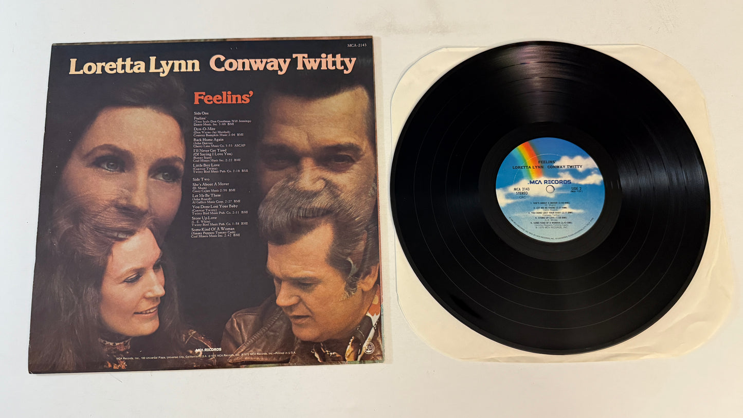 Conway Twitty & Loretta Lynn Feelins' Used Vinyl LP VG+\VG+