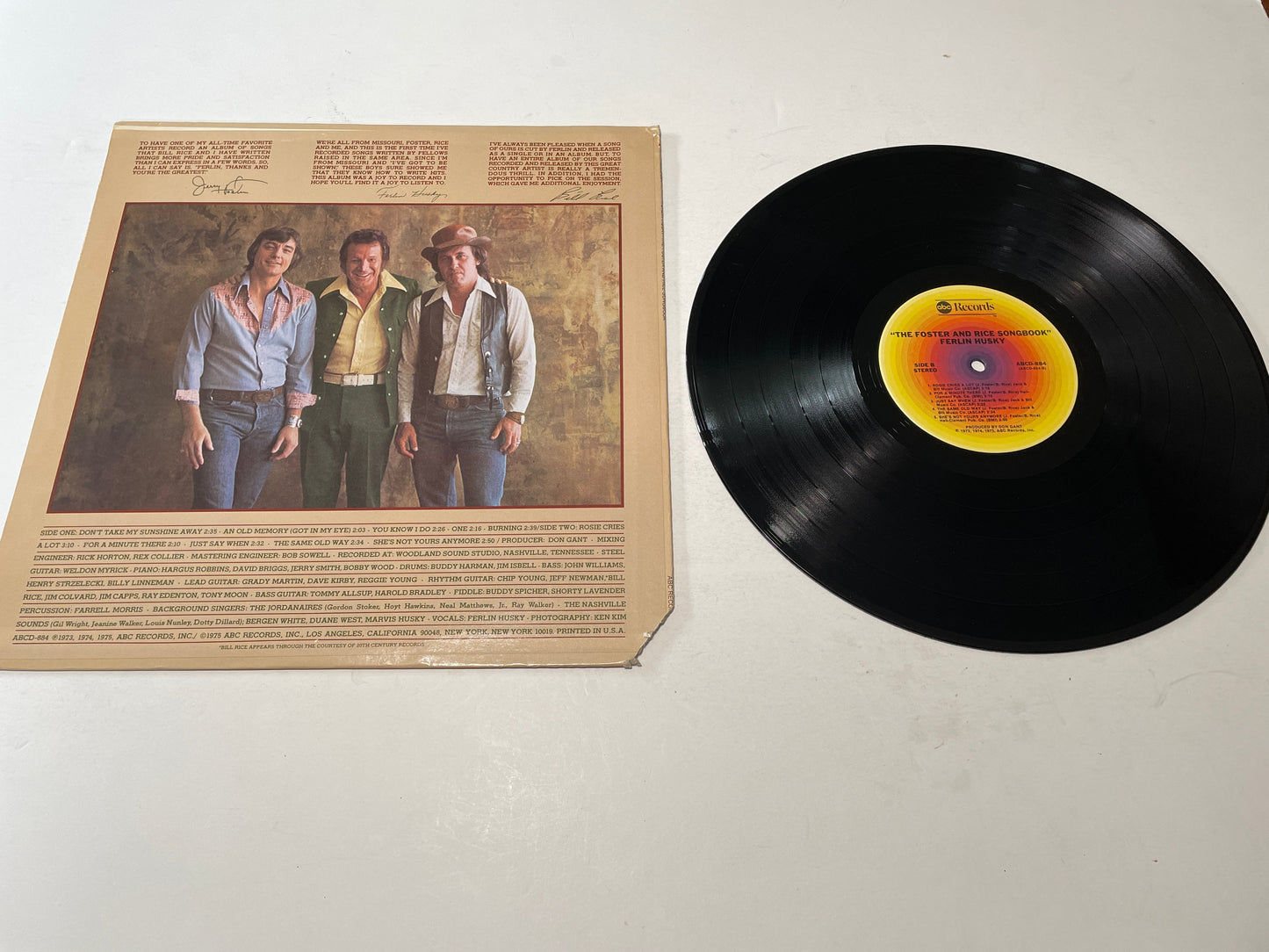 Ferlin Husky The Foster And Rice Songbook Used Vinyl LP VG+\VG Black