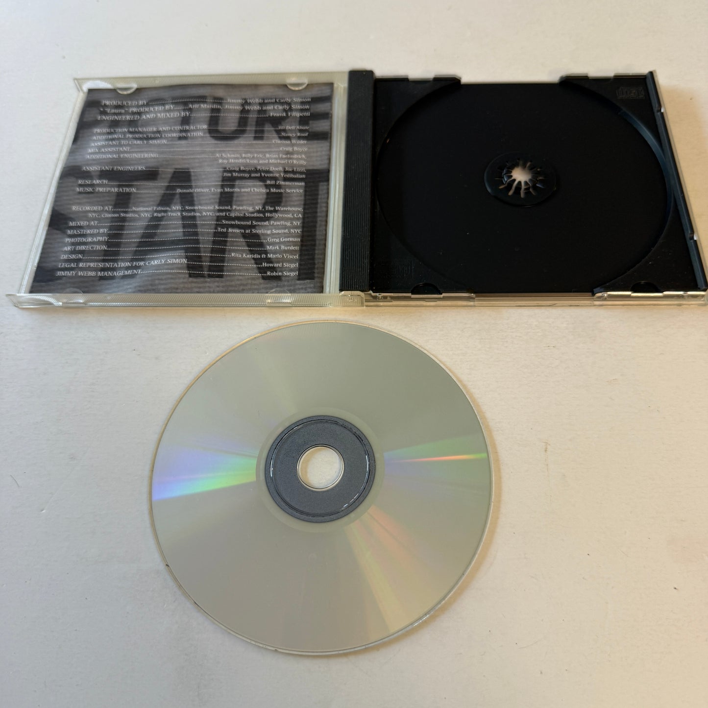 Carly Simon Film Noir Used CD VG\VG+