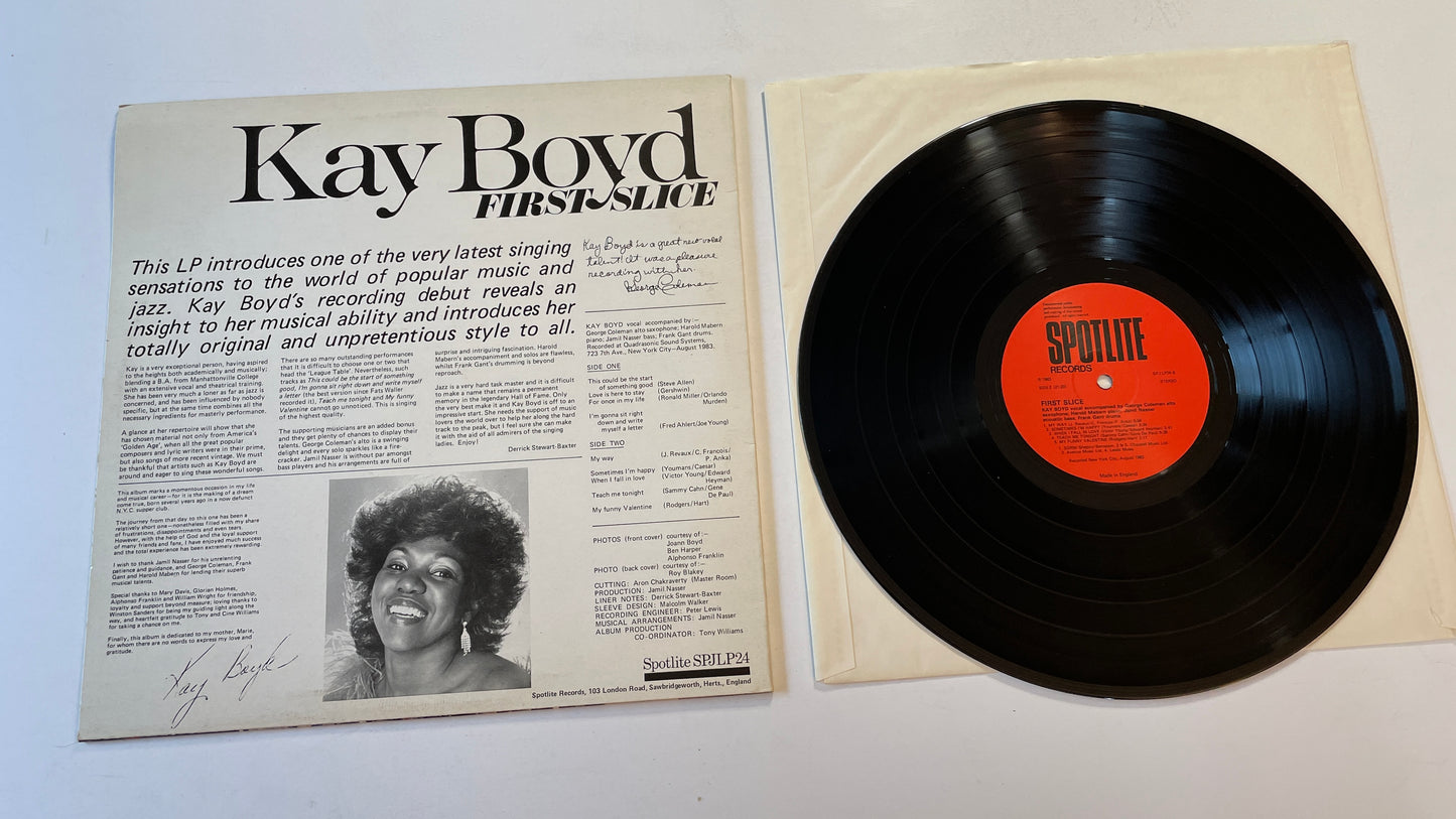 Kay Boyd First Slice Used Vinyl LP VG+\VG+