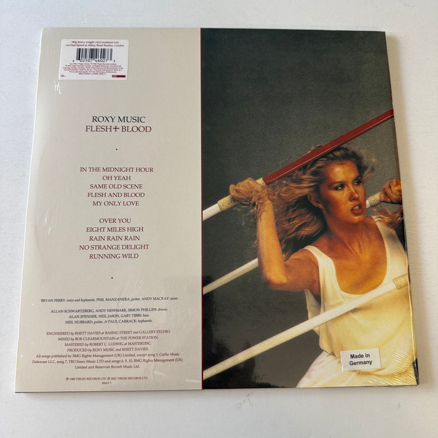 Roxy Music Flesh + Blood 1/2 Speed New Vinyl LP M\M