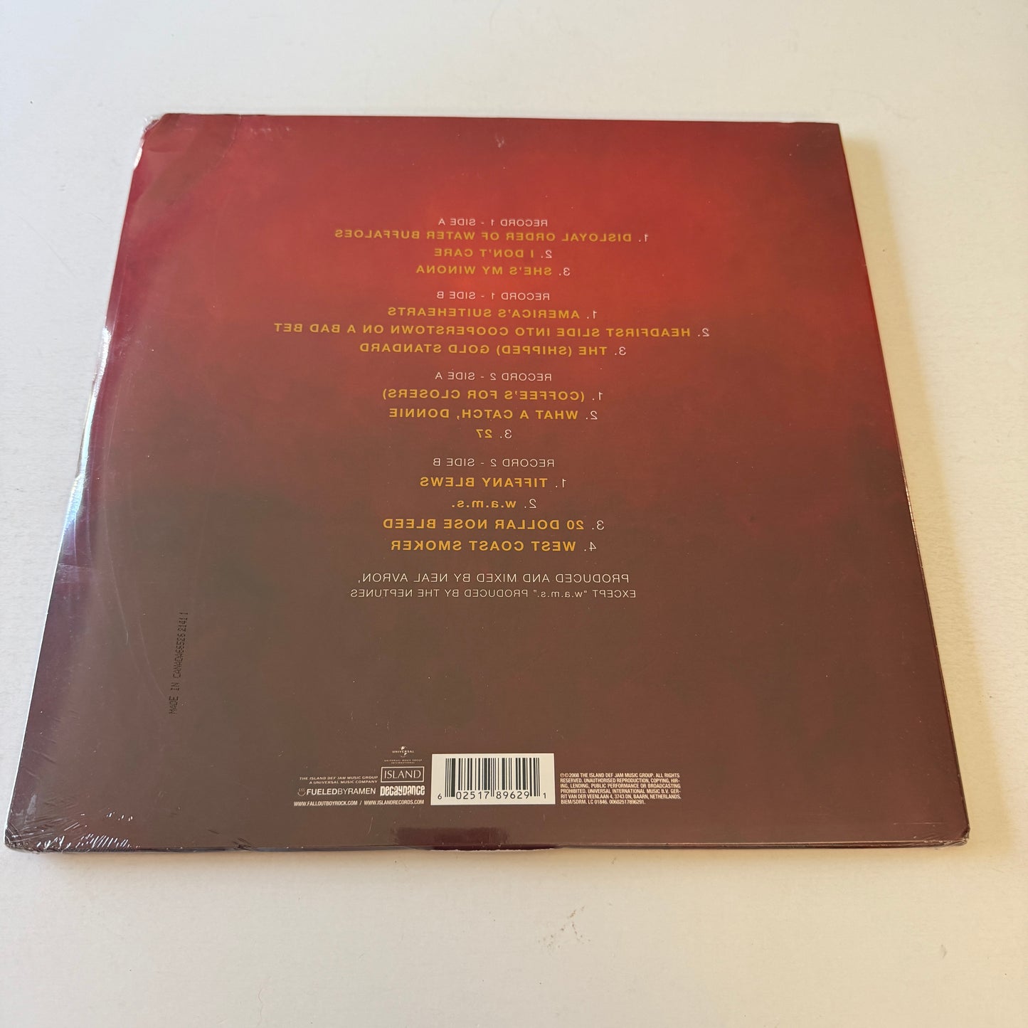 Fall Out Boy Folie À Deux Used Vinyl 2LP M\VG+