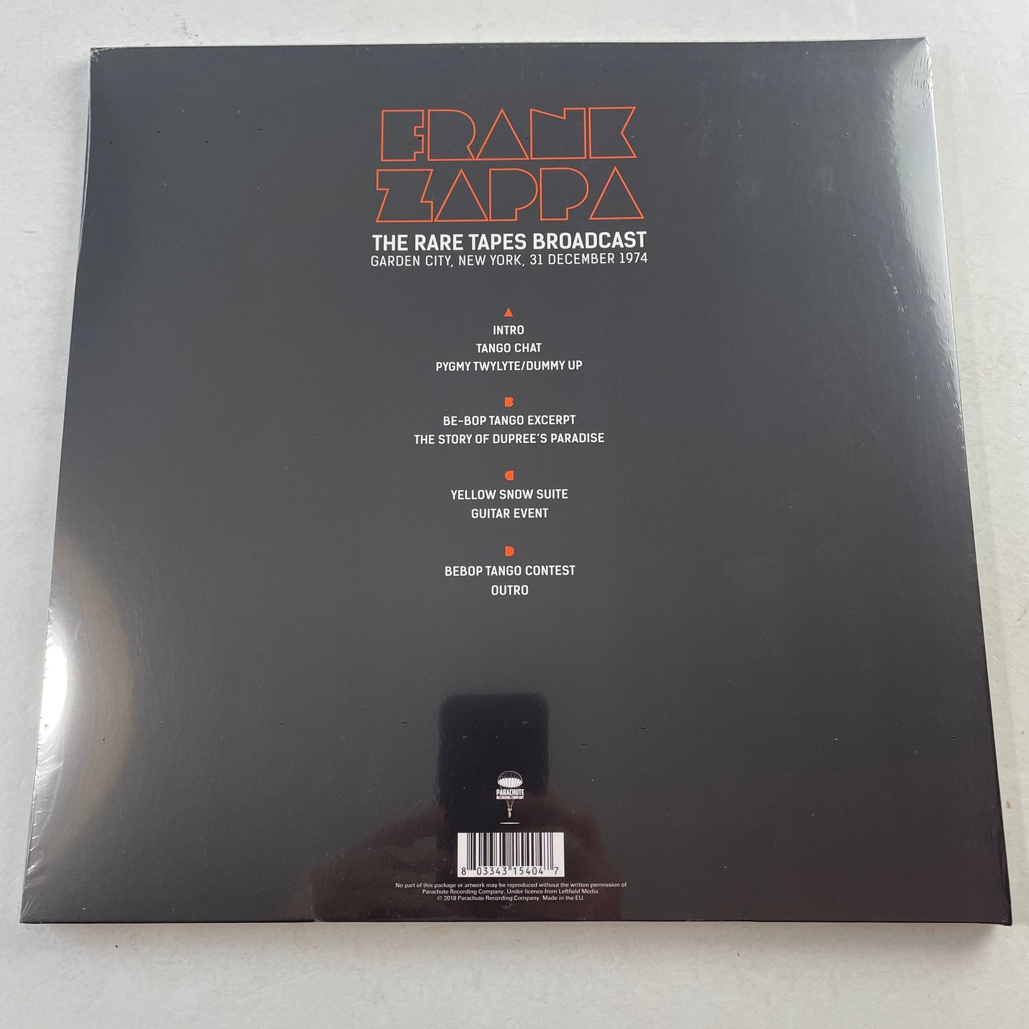 Frank Zappa The Rare Tapes Broadcast \ Black