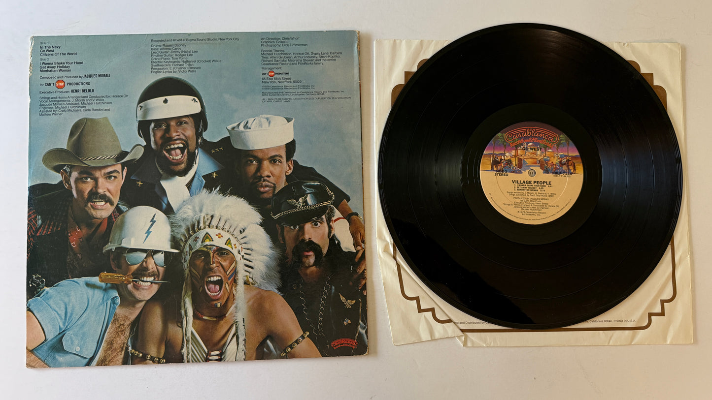 Village People Go West Used Vinyl LP VG+\VG