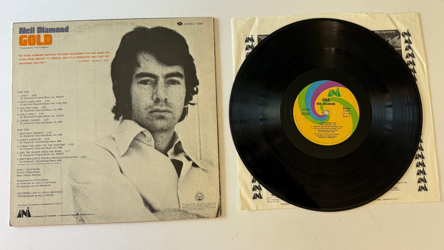Neil Diamond Gold Used Vinyl LP VG\VG