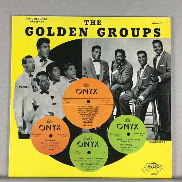 Golden Groups 28 Doo Wop Velours Pearls Impressions Wanderers Used Vinyl LP  VG+\VG+