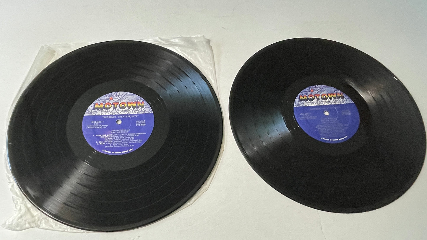 The Supremes Greatest Hits Used Vinyl 2LP VG+\G