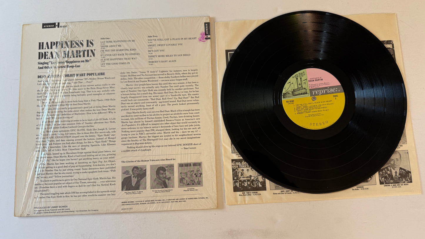 Dean Martin Happiness Is Dean Martin Used Vinyl LP VG+\VG+