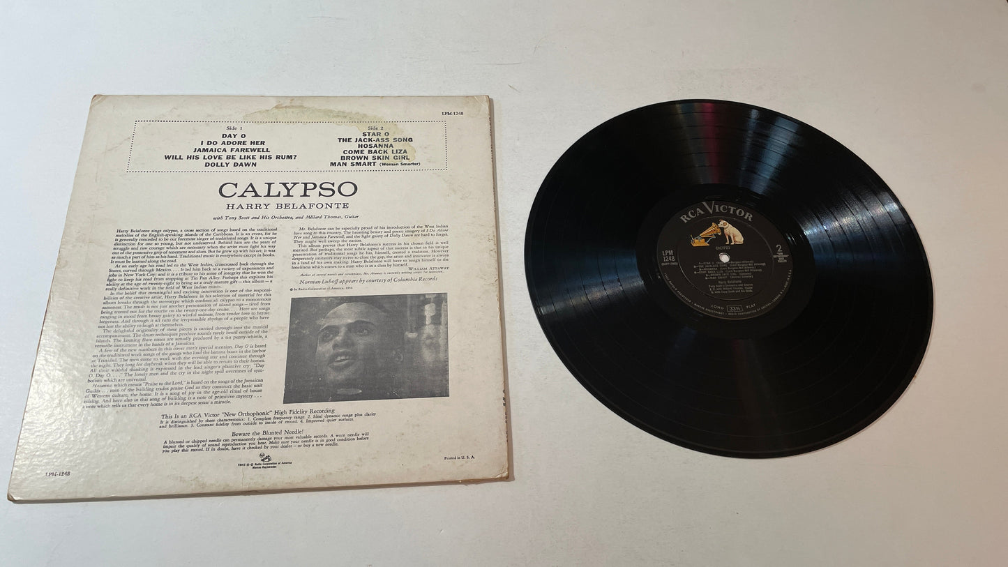 Harry Belafonte Calypso Used Vinyl LP VG+\VG Black