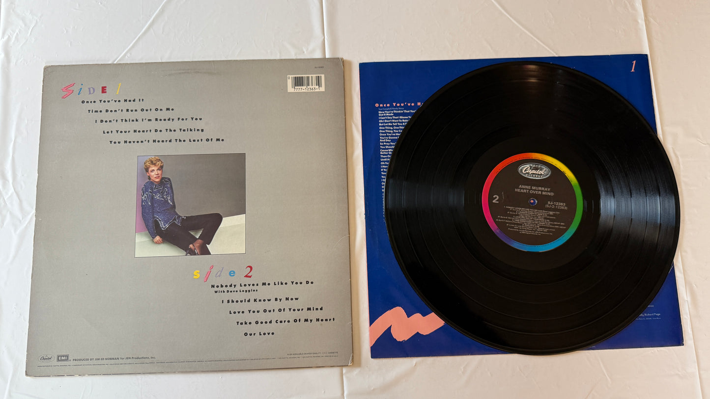Anne Murray Heart Over Mind Used Vinyl LP VG+\VG+