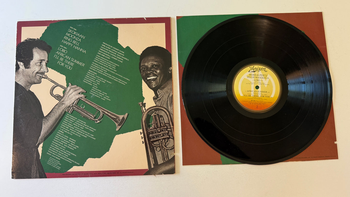 Herb Alpert Herb Alpert / Hugh Masekela Used Vinyl LP VG+\VG