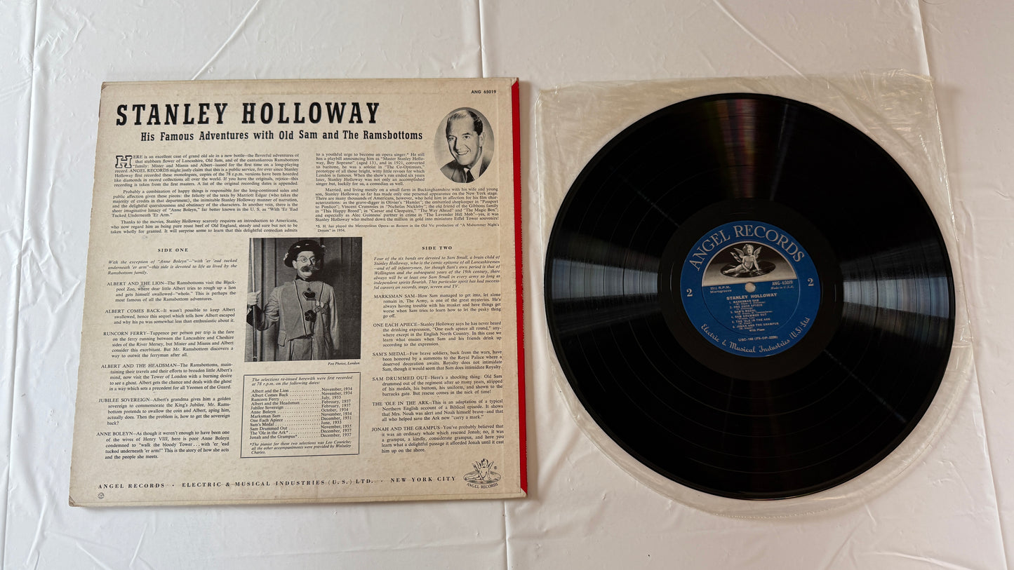 Stanley Holloway His Famous Adventures With Old Sam And The Ramsbottoms Used Vinyl LP VG+\VG+