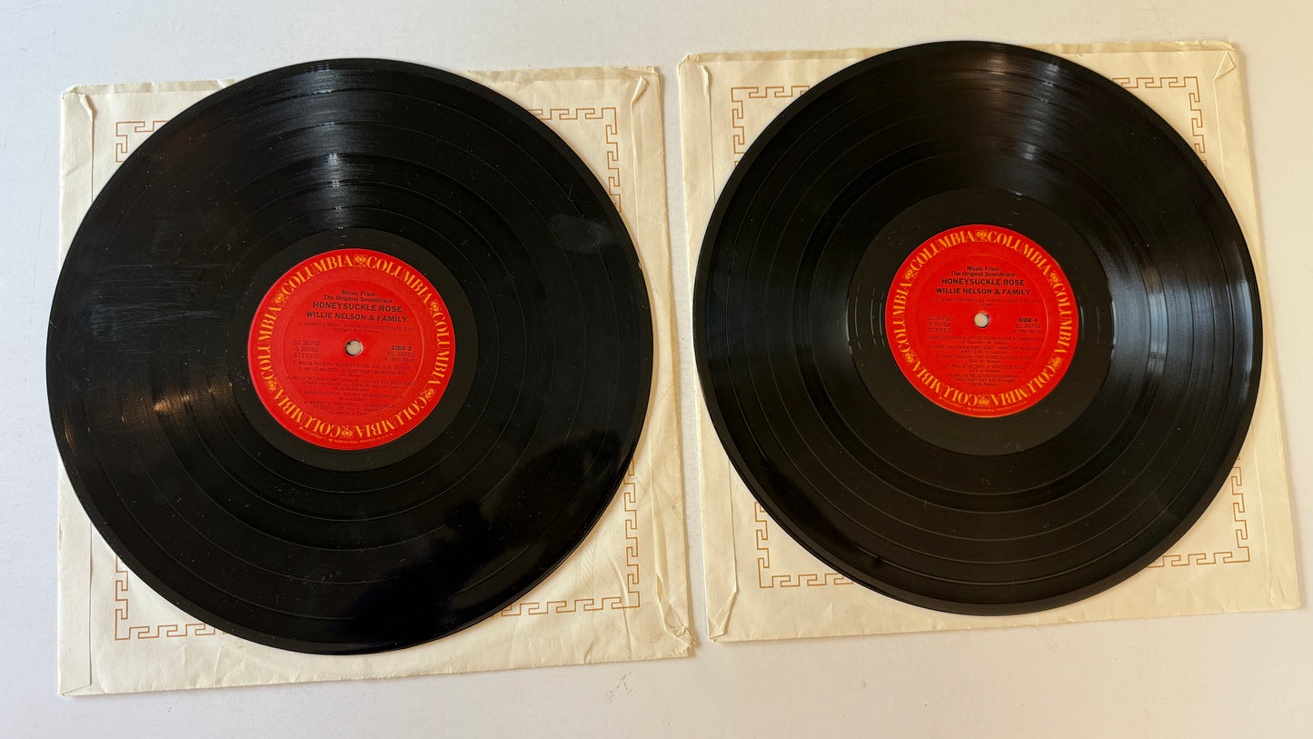Willie Nelson & Family Honeysuckle Rose (Music From The Original Soundtrack) Used Vinyl 2LP VG+\VG