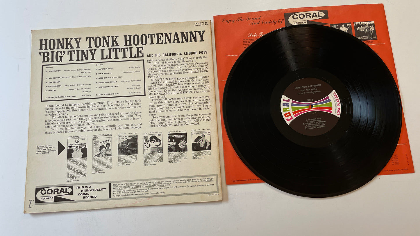 "Big" Tiny Little Honky Tonk Hootenanny Used Vinyl LP VG+\VG