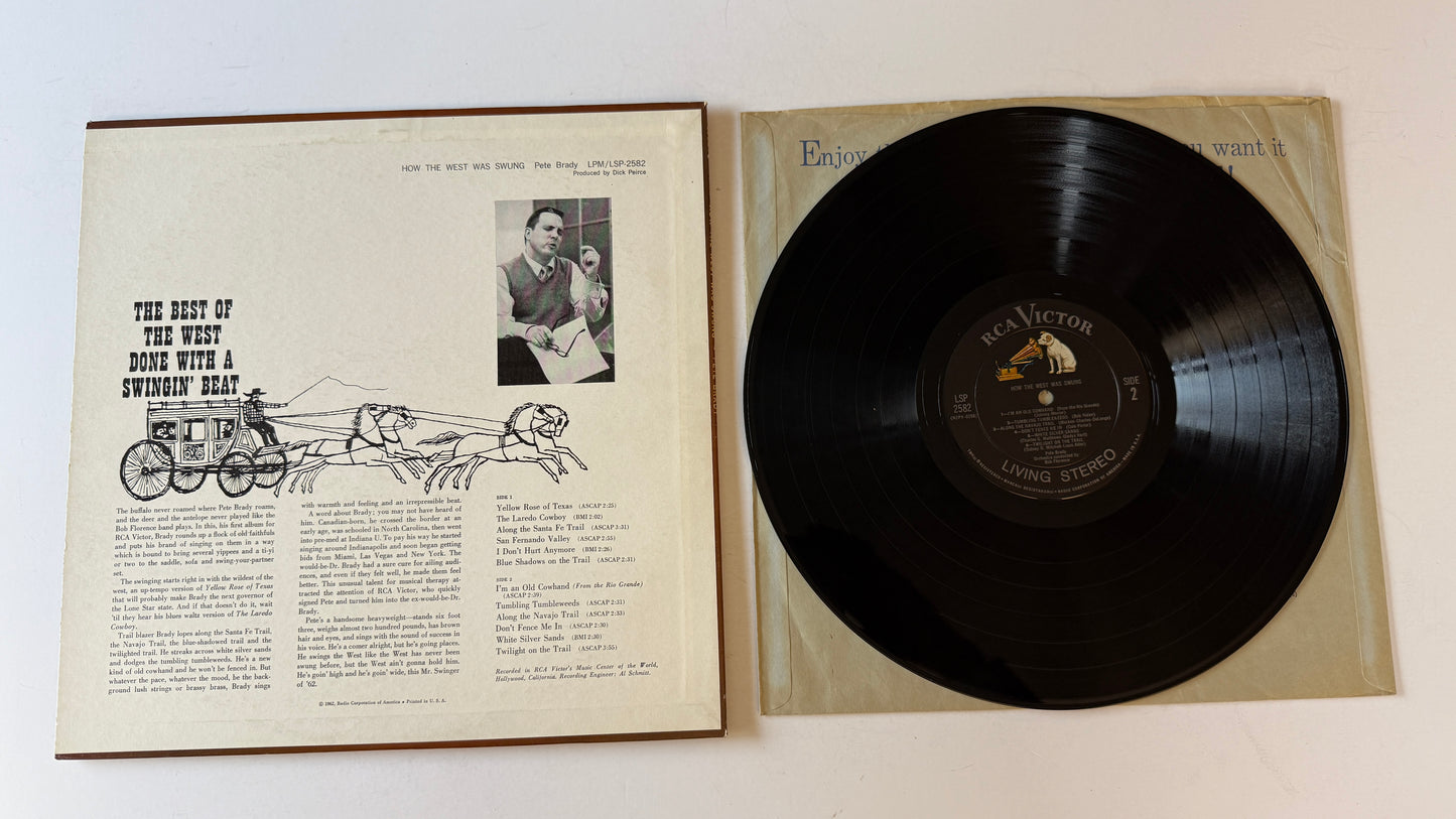 Peter Brady How The West Was Swung Used Vinyl LP VG+\VG