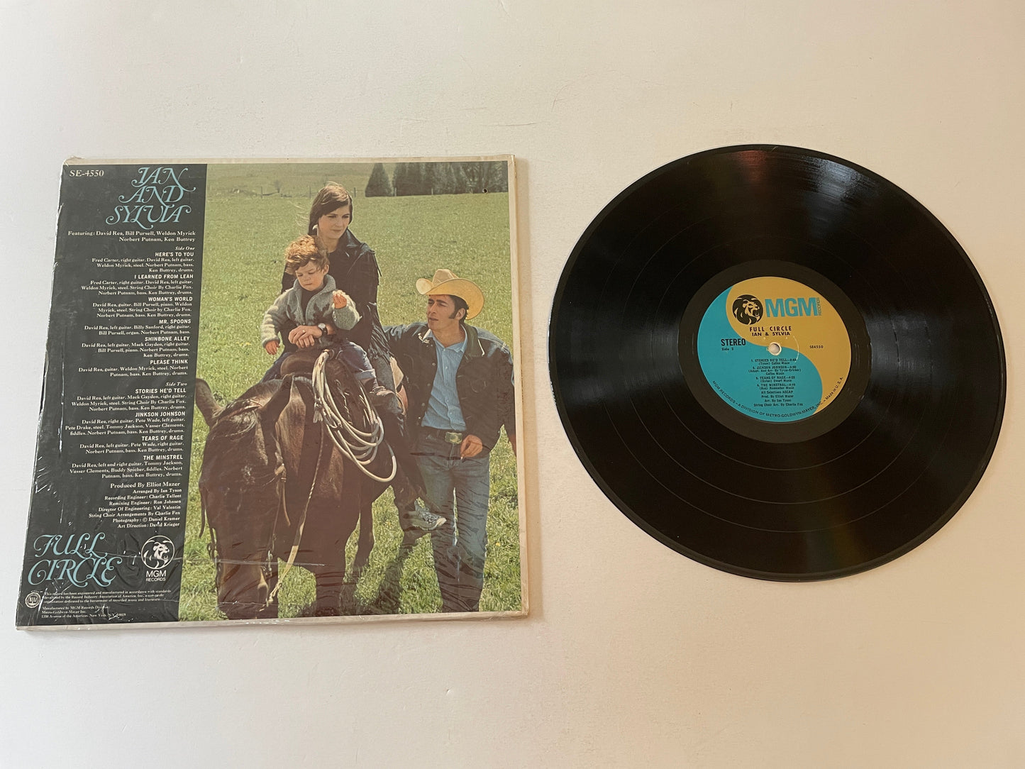 Ian & Sylvia Full Circle Used Vinyl LP VG+\VG+ Black
