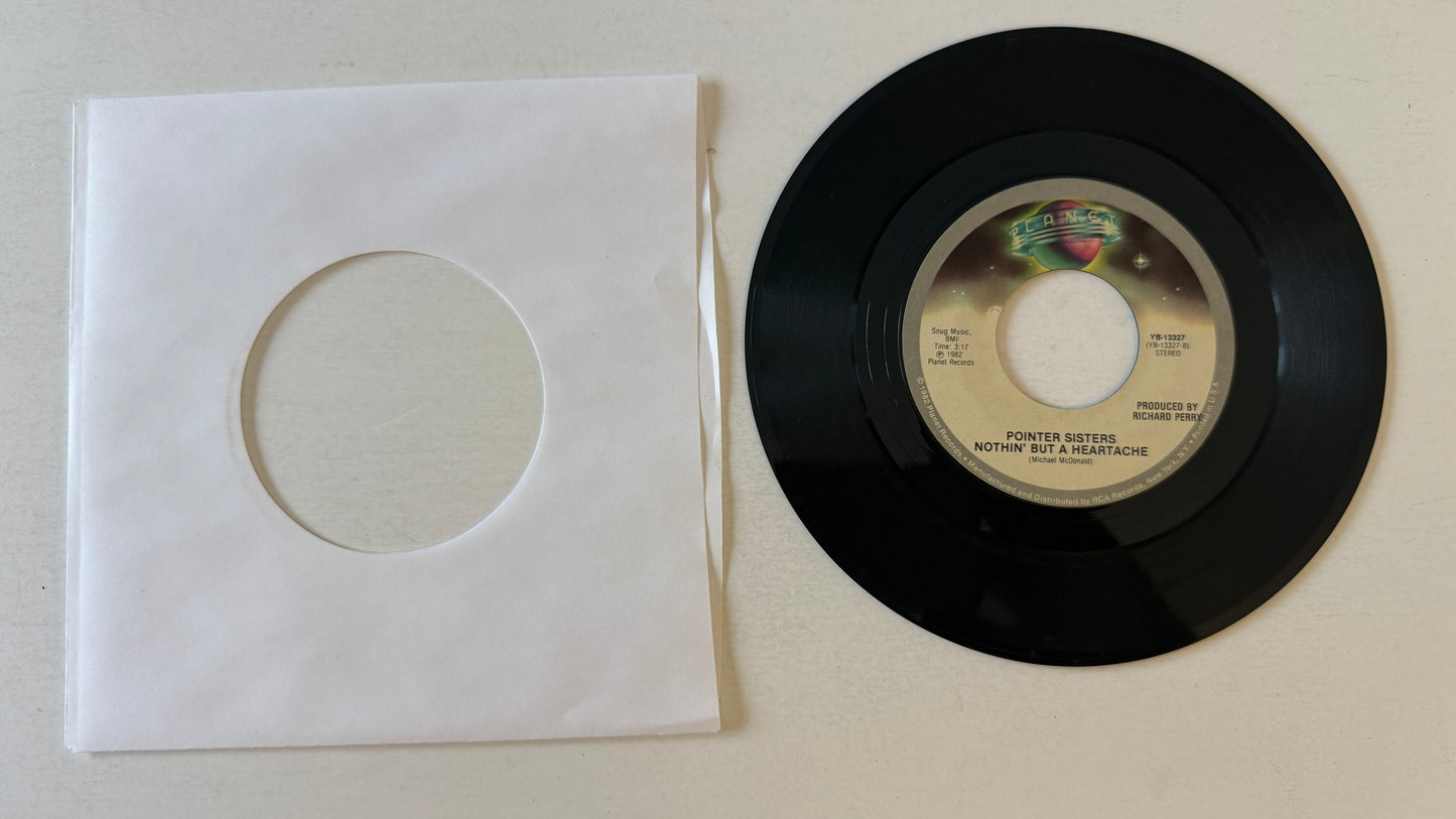 Pointer Sisters I'm So Excited / Nothin' But A Heartache Used 45 RPM 7" Vinyl VG+\