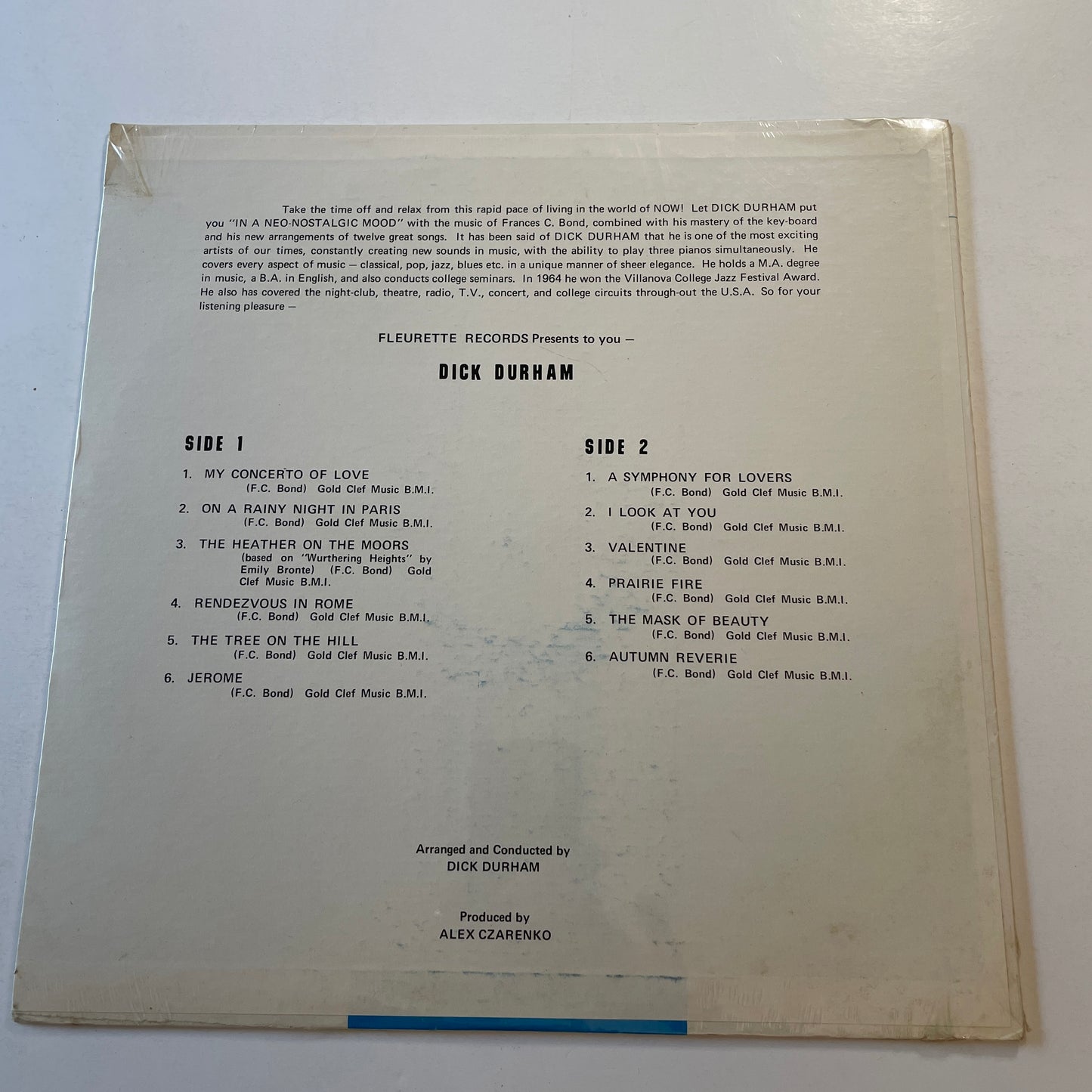 Dick Durham In A Neo Used Vinyl 2LP M\M